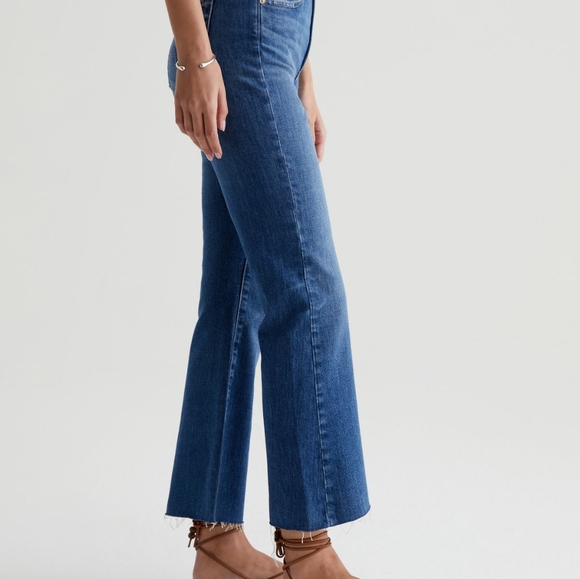 π£Farrah Designer AG AG-ED Blue Denim Jeans π Boot High-Rise Size 32x32 - Picture 3 of 9